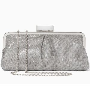 FIrM! ChArMing ChArliE RSVP silVer cLuTch